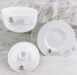 Build Dreams in Penglai Nanhai Porcelain Lidded Tea Cup with Saucer Set - Image 2