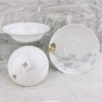 Build Dreams in Penglai Lucky Clover Lidded Tea Cup with Saucer Set - Image 2