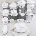 "Build Dreams in Penglai" – Complete Tea Bowl and Tableware Set