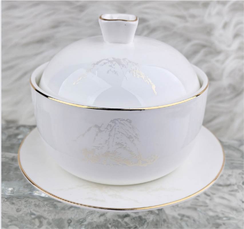 1 Understated Mountain Opulence-View Series – Nanhai Bowl & Saucer - Image 1