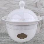 Modern Radiance‑Round‑Knob Lucky Stew Pot With Warmer