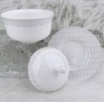 Modern Radiance‑Round‑Knob Stew Pot With Saucer - Image 2
